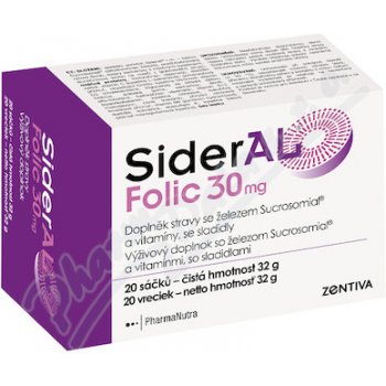 Sideral Folic 30 mg 20 sáčků