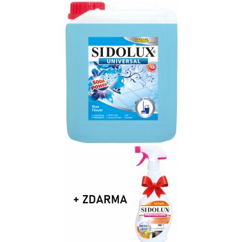 Sidolux Uni Soda Power Blue Flower 5 l