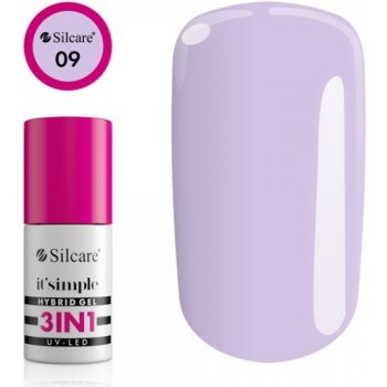 Silcare gel lak 3v1 Lilac Shell Fialová 6,5 g