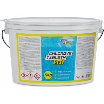 SILCOPOOL&SPA multifunkční tablety Maxi 5v1 5 kg