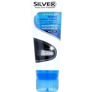 Silver Premium krém na obuv tuba s aplikátorem černý 75 ml