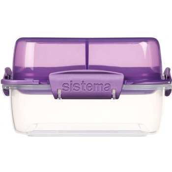 Sistema Krabička na oběd čtvercová Lunch Stack To Go 1,24l