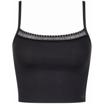 Sloggi GO Ribbed Crop top černá