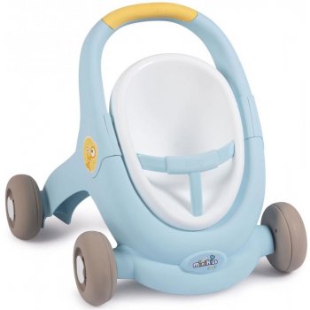 Smoby Baby Walker Minikiss 3v1 modrá