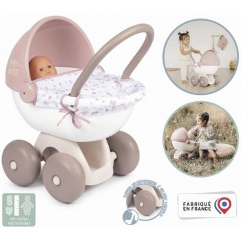 Smoby Hlboký s textilom Natur D'Amour Baby Nurse pre 42 cm bábiku