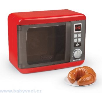 Smoby mikrovlnka elektronická Tefal Elec Micro Wave se zvukem světlem a knoflíkem