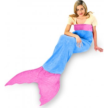 Snuggie Deka ve tvaru mořské panny MERMAID modrá