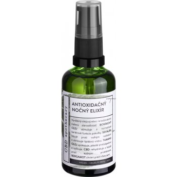 Soaphoria Antioxidační noční elixír sérum 350 mg CBD 50 ml