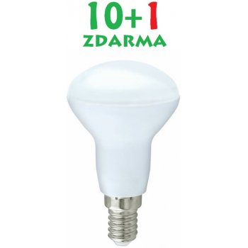 Solight LED žárovka reflektorová, R50, 5W, E14, 3000K, 440lm, bílé provedení, 11 ks