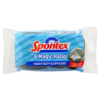 Spontex Magic Hallo drátěnka na nádobí balení 6 ks