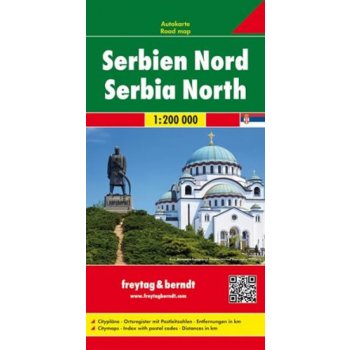 Srbsko sever 1:200000 Freytag