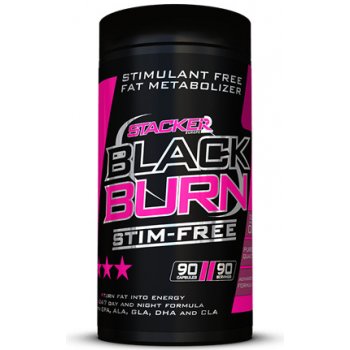 Stacker Black Burn STIM-Free 90 kapslí