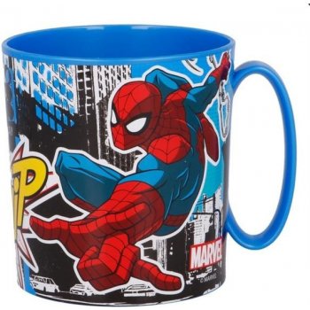 STOR Plastový hrnek Spiderman hrneček Spiderman Streets 350 ml