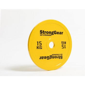 StrongGear závodní ocelové kotouče 50mm 15 kg