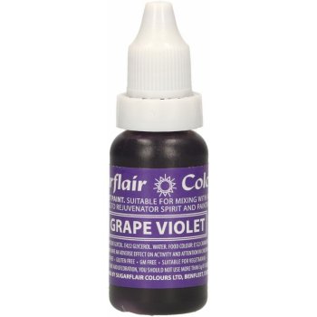 Sugarflair Colours Tekutá barva Grape Violet Hroznová Fialová 14 ml