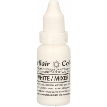 Sugarflair Colours Tekutá barva White Mixer Bílá 14 ml