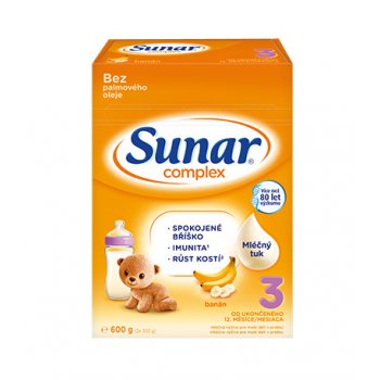 Sunar 3 complex banán 600 g