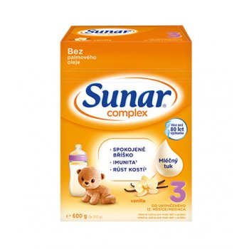 Sunar 3 complex vanilka 600 g