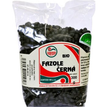 Sunfood Bio černá fazole 300g