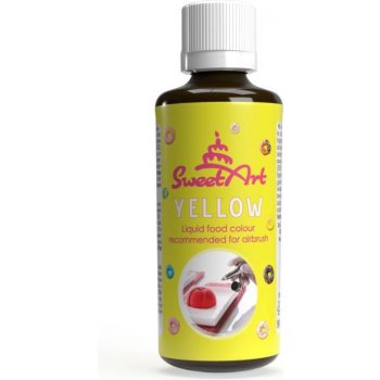 SweetArt airbrush barva tekutá Yellow 90 ml