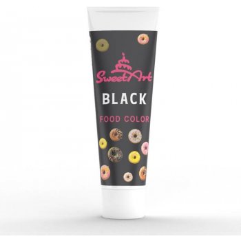 SweetArt gelová barva tuba Black 30 g