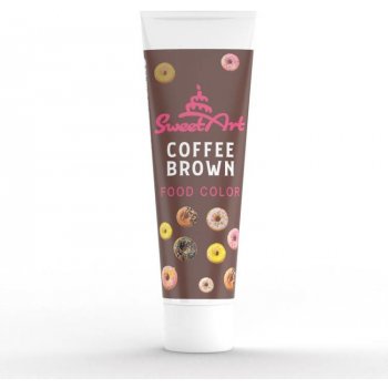 SweetArt gelová barva tuba Coffee Brown 30 g