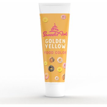 SweetArt gelová barva tuba Golden Yellow 30 g