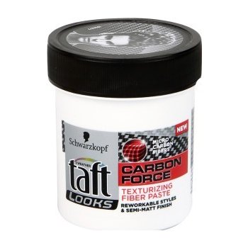 Taft Looks Carbon Force tvarující vláknitá pasta na vlasy 130 ml