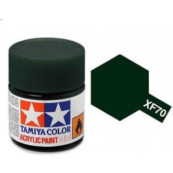 Tamiya Barva akrylová matnáTmavá zelená 2 Dark Green 2IJNMini XF-70