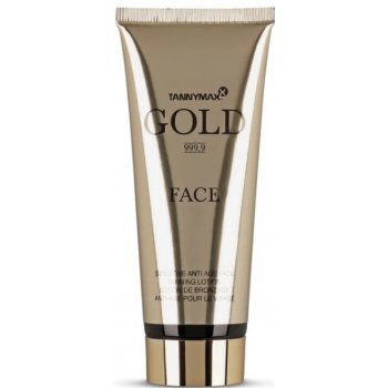 Tannymaxx Gold 999,9 krém na obličej pro urychlení opálení Sensitive Anti-Age Face 75 ml