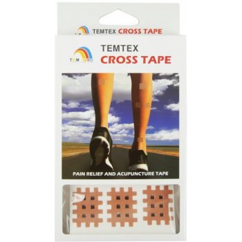 Temtex Cross Tape béžová 5,2cm x 4,4cm 40 ks