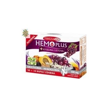 Terezia Company Hemo plus+kyselina listová + železo + vitamin C 60 kapslí