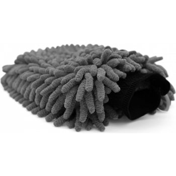 The Collection Chenille Wash Mitt Dark Grey