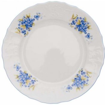 Thun 1794 Talíř mělký 25 cm porcelán Bernadotte pomněnky