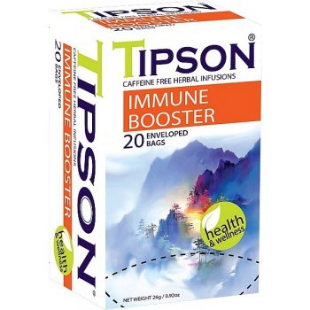 Tipson Bylinný čaj ze Srí Lanky pro zlepšení imunity Wellness Teas Immune Booster 20 x 1,3 g