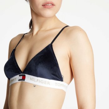 Tommy Hilfiger Padded triangle bra Velour