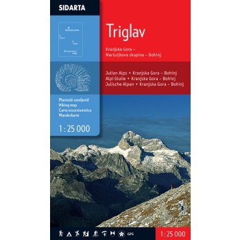 Triglav 1:25000 Julské Alpy