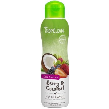 Tropiclean Deep Cleaning lesní plody a kokos 355 ml