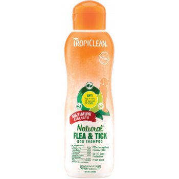 Tropiclean Flea and Tick Maximum Strength 355 ml