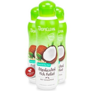 Tropiclean šampon Medicated ovesné vločky a čajovník 355 ml