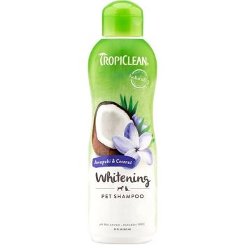 Tropiclean šampon na bílou srst zázvor a kokos 355 ml