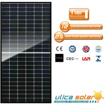 Ulica Solar Fotovoltaický solární panel UL-455Wp černý rám