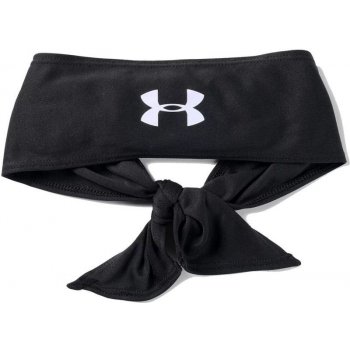 Under Armour Adult Tie headband blackwhite