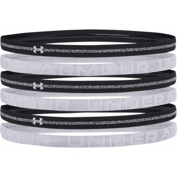 Under Armour HTR MINI Headband 6PK W černá 1311044-001