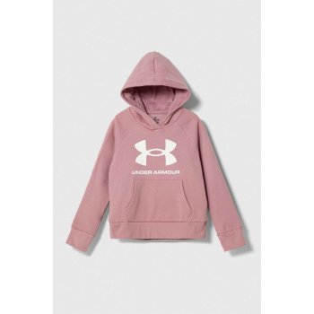 Under Armour Mikina Ua Rival Fleece Bl Hoodieâ 1379615 Růžová Loose Fit