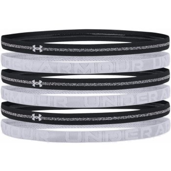 Under Armour UA HTR Mini Headband 6PK-BLK 1311044-001