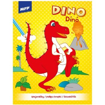 UNIPAP omalovánky spojovačky Dino