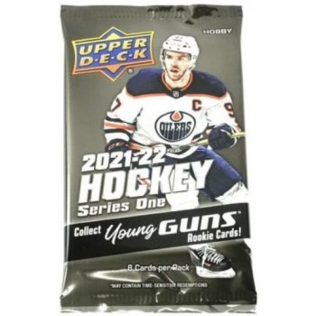 Upper Deck 2021-22 NHL Series One Hobby balíček hokejové karty