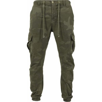 Urban Classics camo Cargo Jogging pants camo zelené