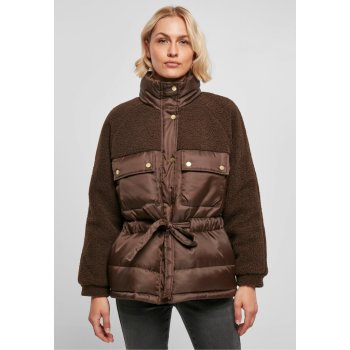 Urban Classics Puffer hnědá